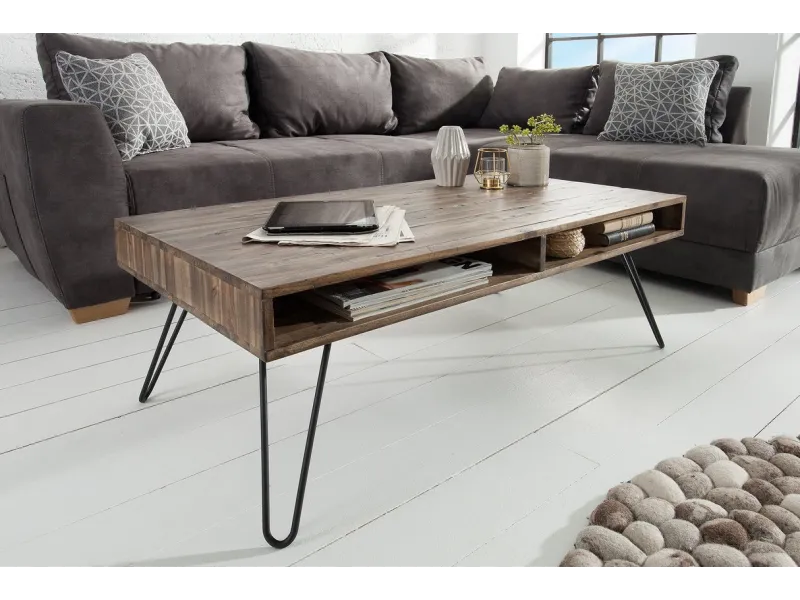 Table basse bois massif pas cher | LIVRAISON GRATUITE | adeniahome...