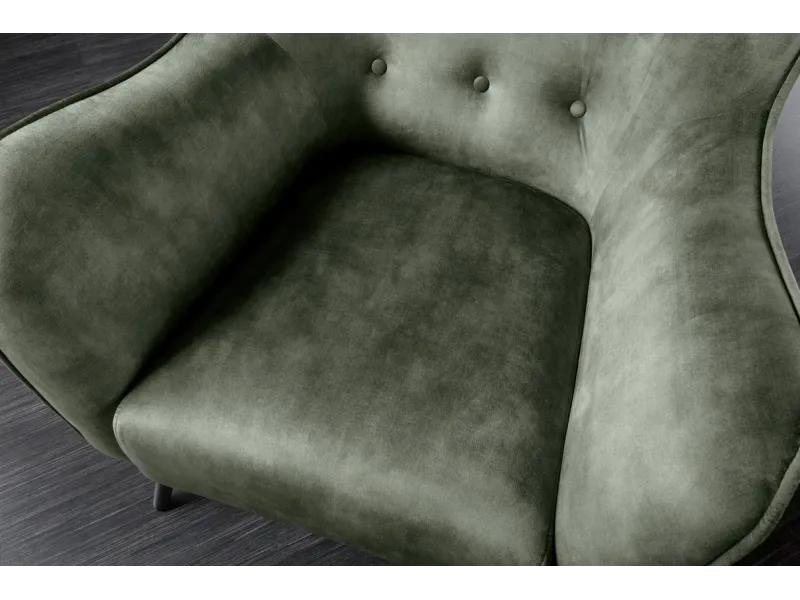 Fauteuil à bascule design scandinave coloris bleu claire Fauteuil |...