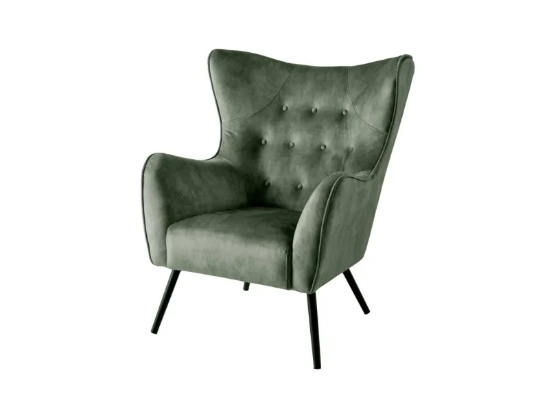 Fauteuil à bascule design scandinave coloris bleu claire Fauteuil |...