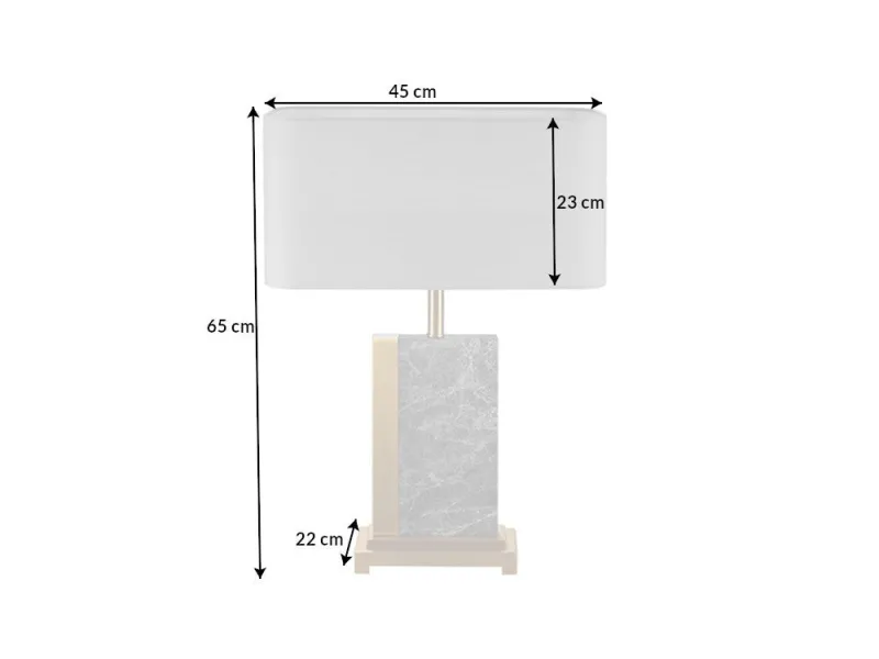 Lampe de 40cm en bois flotté et lin marron Lampes à poser |adeniahome...