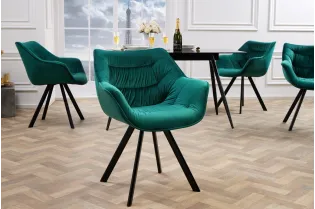 Chaises capitonnées |Lot de 2 Chaises design scandinave de salle à ...