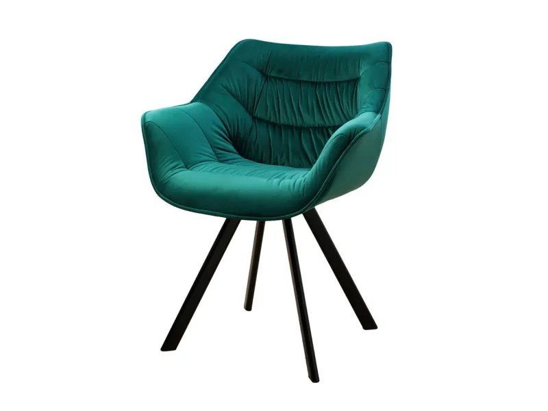 Chaises capitonnées |Lot de 2 Chaises design scandinave de salle à ...