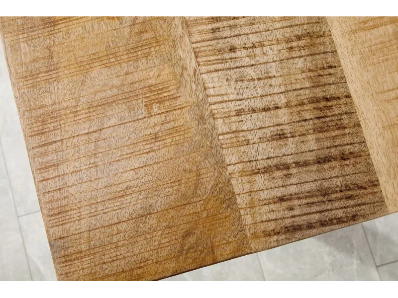 Table à manger Mammut 160cm acacia sauvage 26mm pas cher