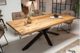 Table à manger GALAXIE – 160 cm – Bois de manguier massif 2