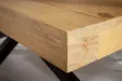 Table à manger en bois massif coloris naturel 200cm pas cher