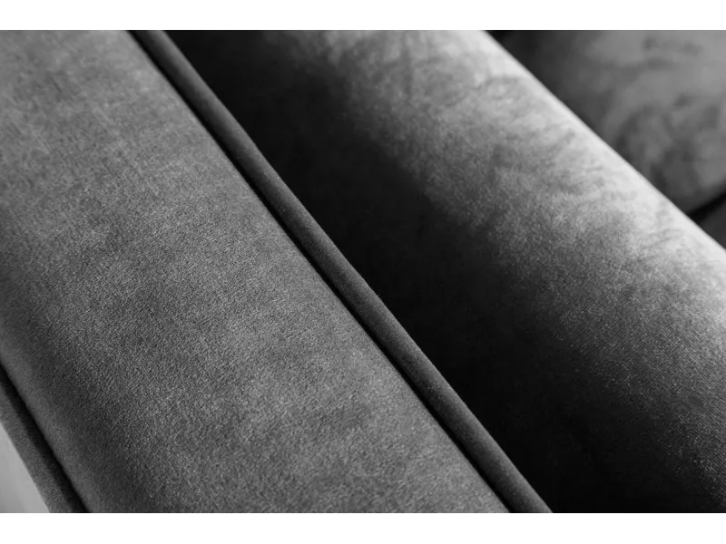 Canapé Moderne 3 Places en Velours – 220 cm de Confort Chic, Disponible en 5 Couleurs Élégantes