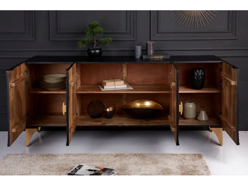 Buffet, Bahut et enfilade pas cher en bois massif | LIVRAISON GRAT...