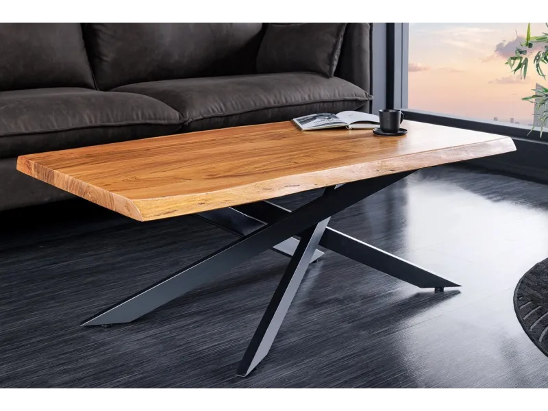 Table Basse en Bois 105cm Mango pas cher