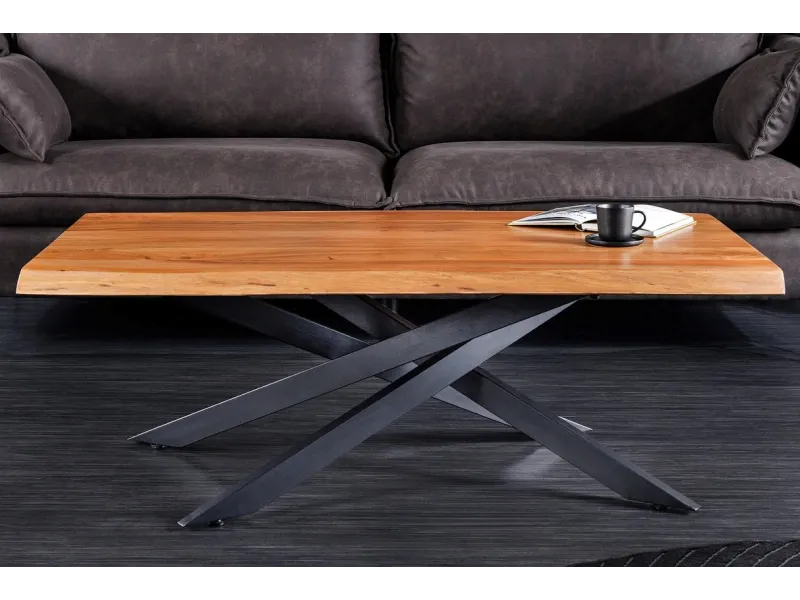 Table Basse en Bois 105cm Mango pas cher