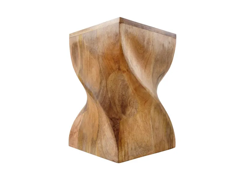 Tabouret design en aluminium argenté 45cm Tabourets bas |adeniahome.com