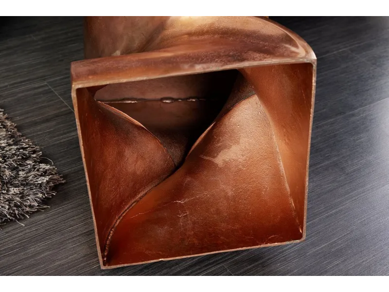 Tabouret design en aluminium argenté 45cm Tabourets bas |adeniahome.com