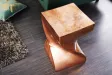 Tabouret design en aluminium argenté 45cm Tabourets bas |adeniahome.com
