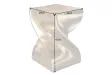 Tabouret design en aluminium argenté 45cm Tabourets bas |adeniahome.com