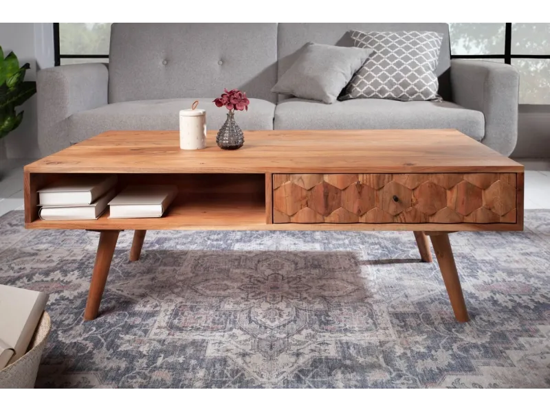 Table basse bois massif pas cher | LIVRAISON GRATUITE | adeniahome...