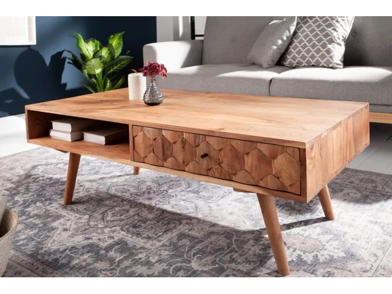Table basse bois massif pas cher | LIVRAISON GRATUITE | adeniahome...