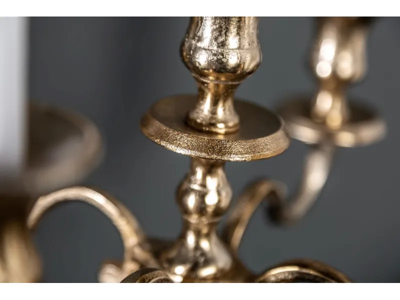 Chandelier 120 cm design 5 branches en aluminium argenté Objets de ...