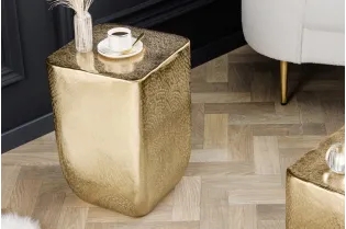 Table basse de 45 cm design unit doré