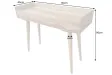 Bureau design 120x75 cm pour ordinateur portable teinté blanc laqué...