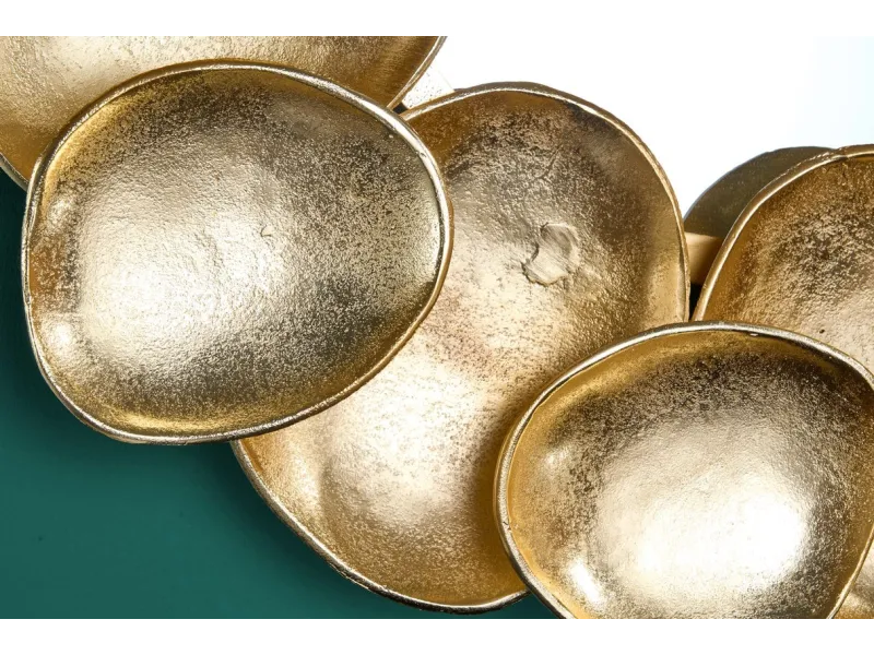 Miroir Variation 70 cm doré - Élégance et caractère artisanal