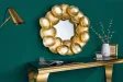 Miroir Variation 70 cm doré - Élégance et caractère artisanal