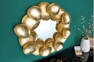 Miroir Variation 70 cm doré - Élégance et caractère artisanal 2