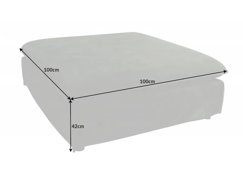 Tabouret moderne en lin coloris taupe pas cher