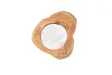 Miroir Reflect 31 cm en teck – Élégance naturelle et artisanat unique