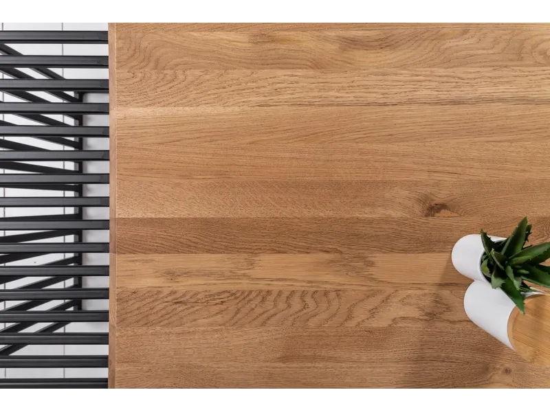 Table Basse en Bois Massif - Style Industriel