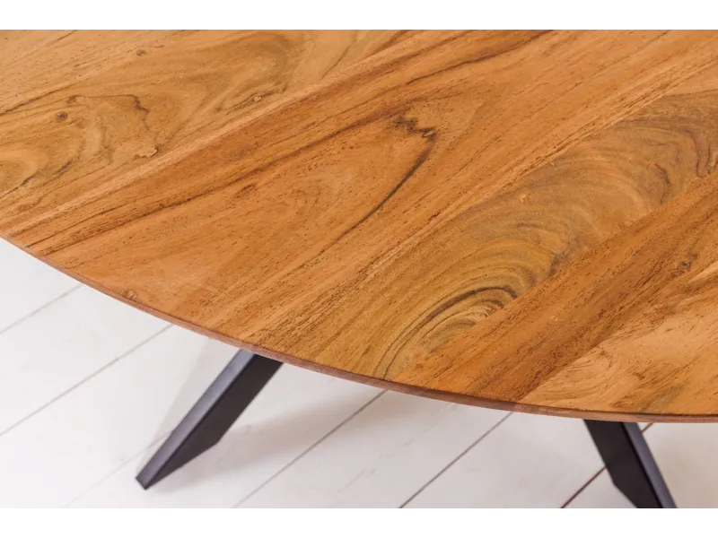 Table de Salle à Manger Ronde 130cm - Créez des Moments Inoubliables en Famille