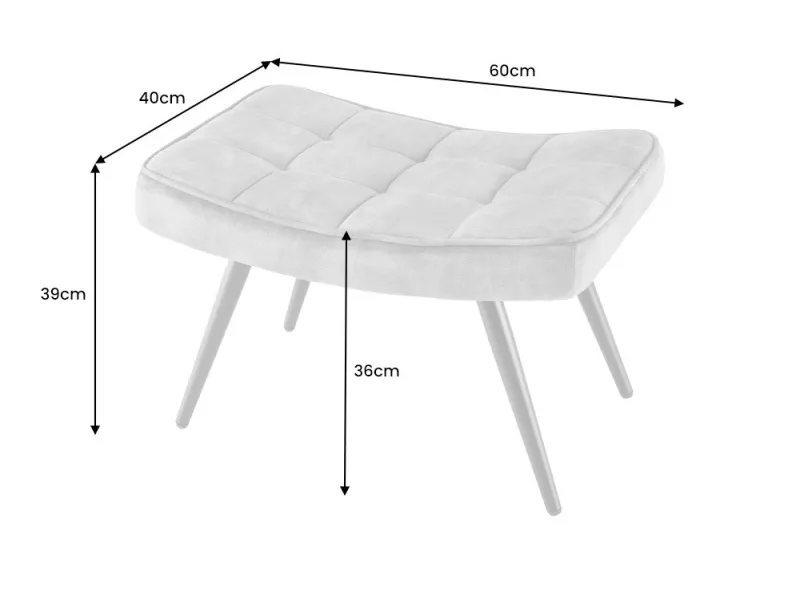 Pouf design BOULE de 50cm coloris gris en coton tricoté Pouf |adeniahome...