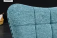 Fauteuil SCANDINAVIA avec accoudoirs – Tissu Texturé Bleu