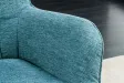 Fauteuil SCANDINAVIA avec accoudoirs – Tissu Texturé Bleu