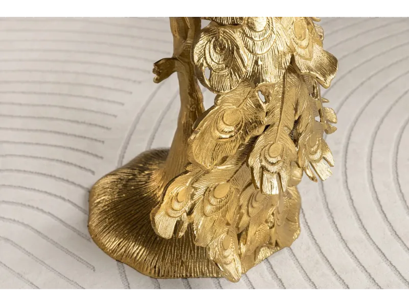 Table d'appoint en métal argenté / verre trempé Table d'appoint |l...