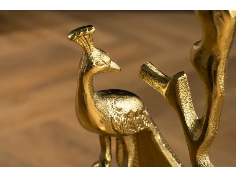 Table d'appoint en bois et métal blanc Table d'appoint |adeniahome.com