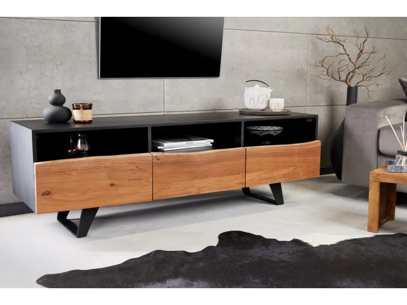 Meuble TV Organic Artwork 140cm Acacia