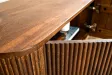 Buffet en Bois Massif Rainuré Style Rétro
