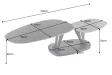 Table d'appoint 55 cm design en verre / métal Table d'appoint |adenia...