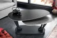 Table d'appoint 55 cm design en verre / métal Table d'appoint |adenia...