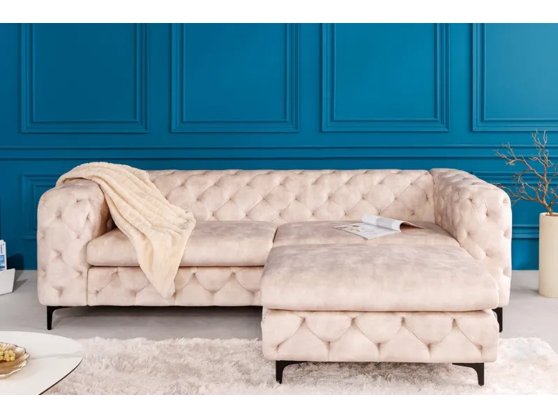 Tabouret baroque de couleur vert en velours pas cher