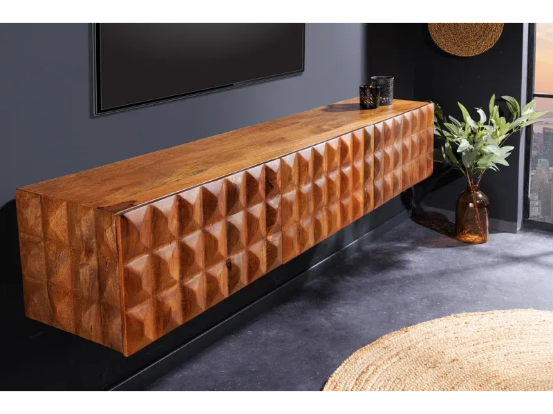 Meuble TV contemporain |Meuble TV moderne avec rangement coloris so...