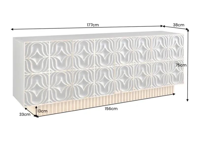Buffet, Bahut et enfilade pas cher en bois massif | LIVRAISON GRAT...
