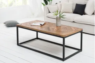 Table basse bois massif pas cher | LIVRAISON GRATUITE | adeniahome... 2
