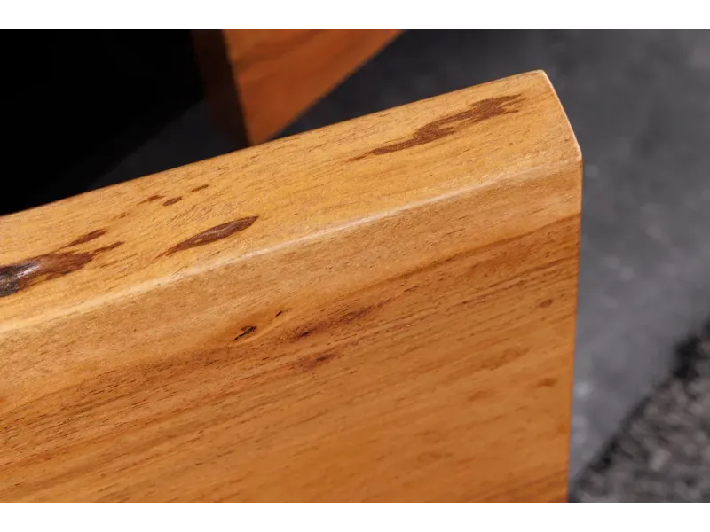 Meuble TV Organic Artwork 140cm Acacia suspendu