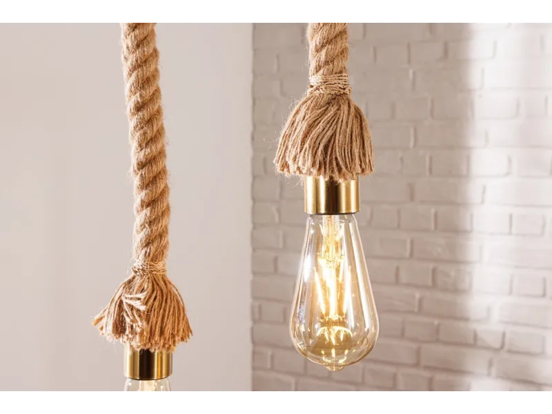 Suspension SEVEN SEAS 110 cm - Élégance naturelle et style maritime