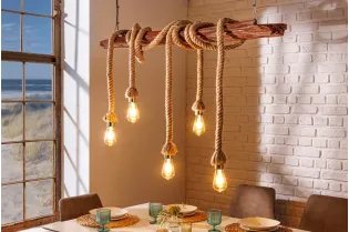 Suspension SEVEN SEAS 110 cm - Élégance naturelle et style maritime 2