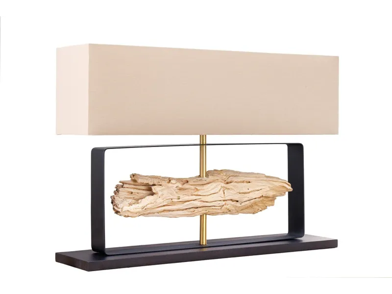 Lampe à poser 80cm ROUSILIQUE – Élégance et naturel réunis