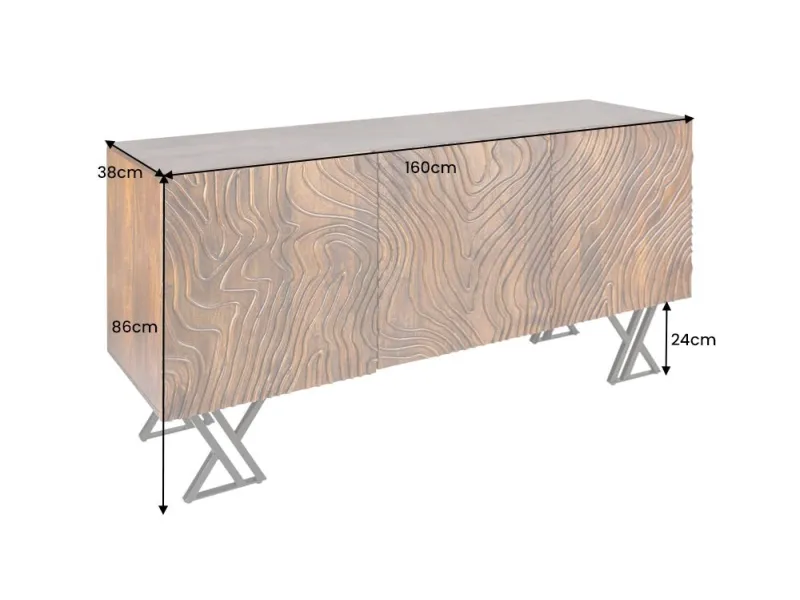 Buffet, Bahut et enfilade pas cher en bois massif | LIVRAISON GRAT...