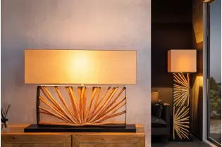 Lampe à poser design de couleur gris en béton Lampes à poser |adeniahome... 2