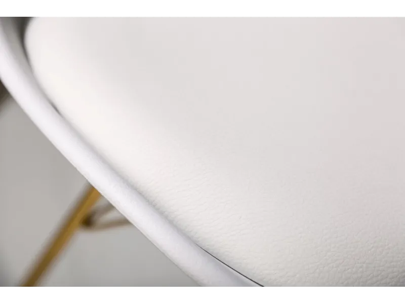 Lot de 4 chaises de salle à manger moderne en polyester coloris gri...