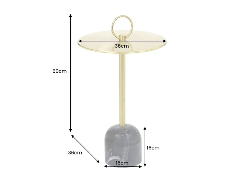 Table d'appoint-tabouret design vintage coloris naturel en bois mas...